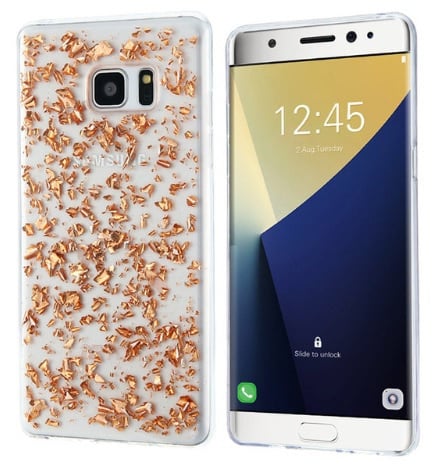 Glitter TPU telefoonhoesje voor Galaxy S6 Edge Plus