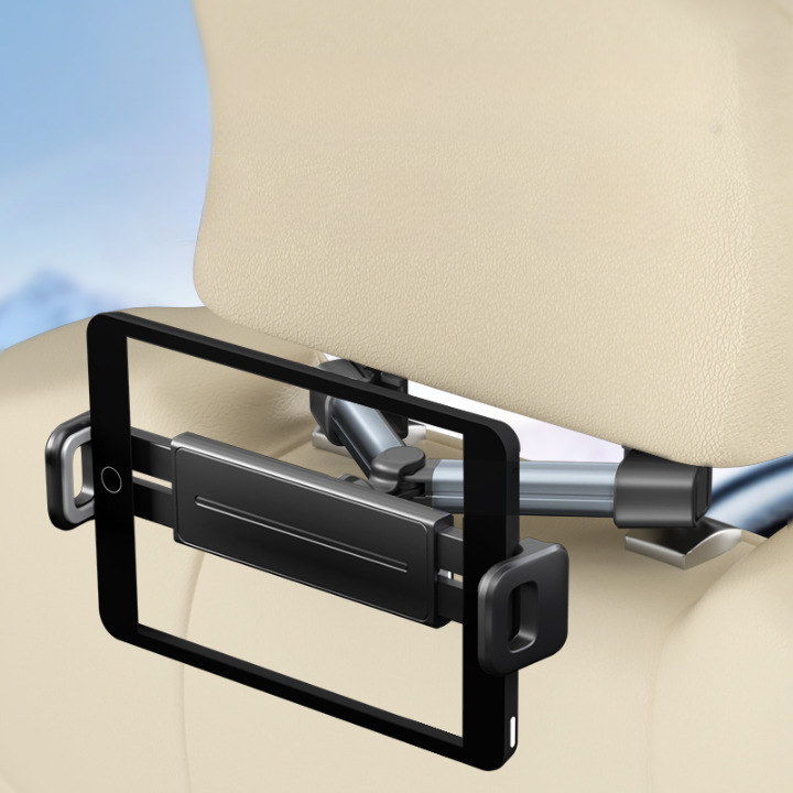 Universele auto tablethouder voor hoofdsteun 135-230 mm met 360 rotatie