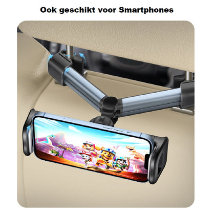 Universele auto tablethouder voor hoofdsteun 135-230 mm met 360 rotatie