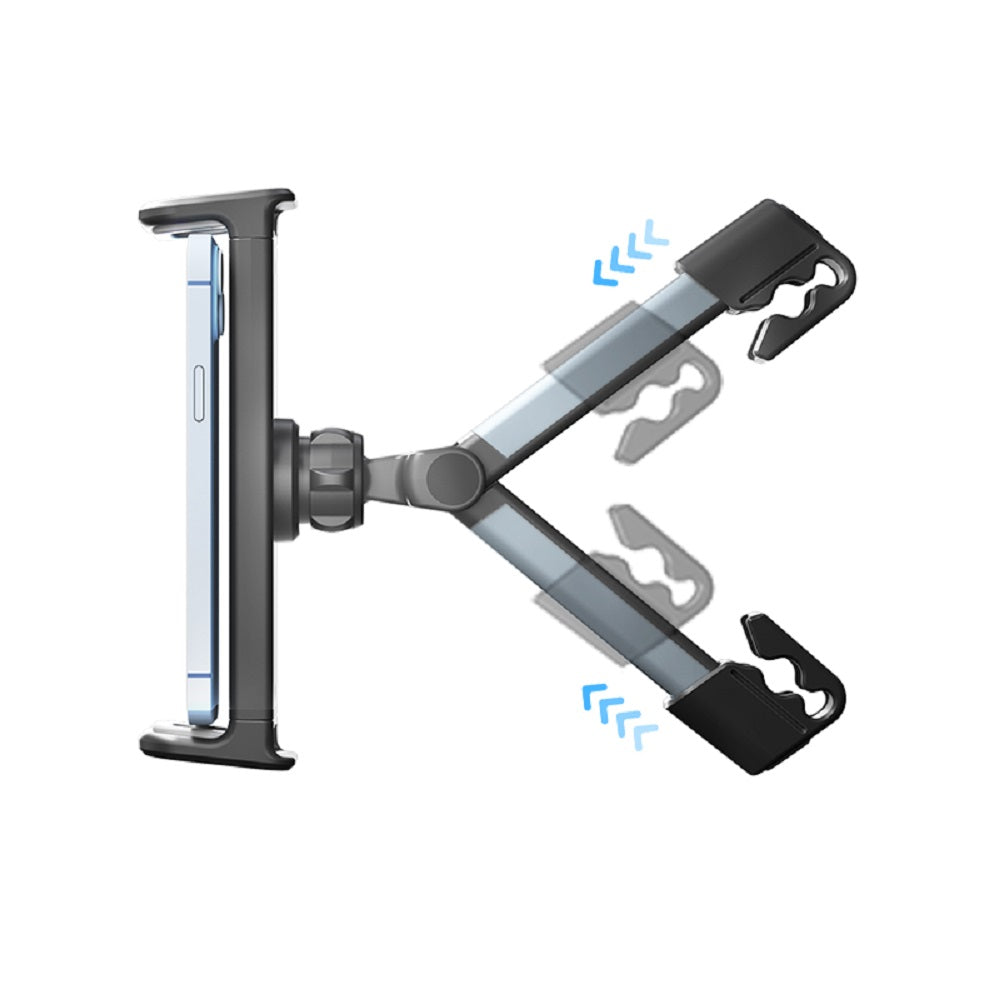 Universele auto tablethouder voor hoofdsteun 135-230 mm met 360 rotatie