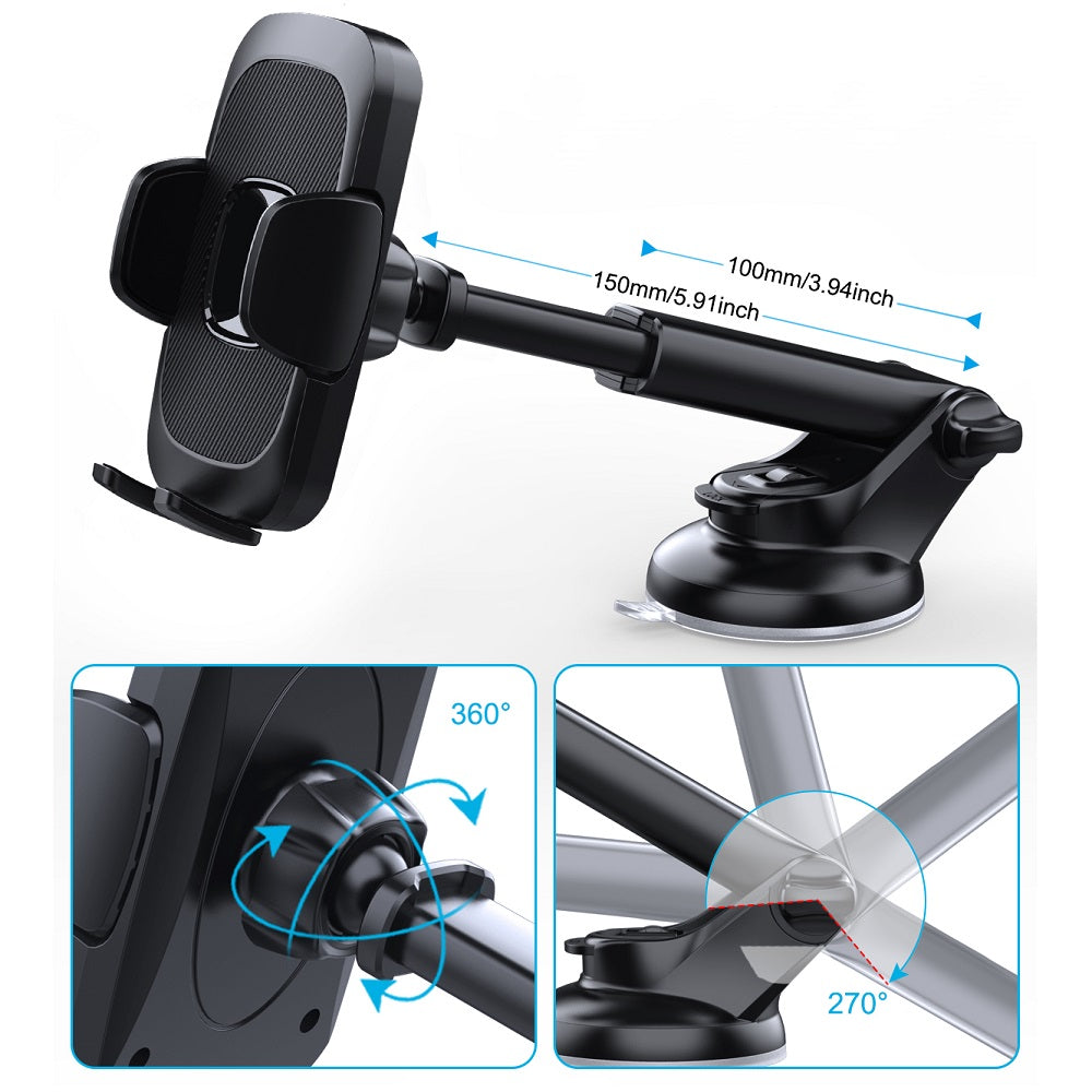 Auto telefoonhouder met telescopische arm LB659