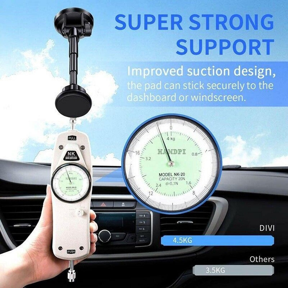 Magnetische auto telefoonhouder met telescopische arm