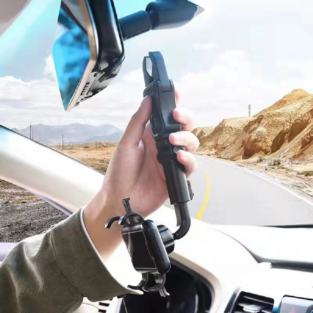 Auto Telefoonhouder voor Binnenspiegel met 360 Graden Rotatie