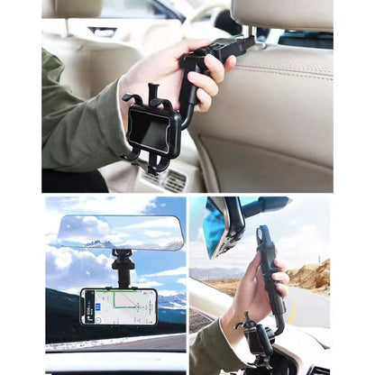 Auto Telefoonhouder voor Binnenspiegel met 360 Graden Rotatie