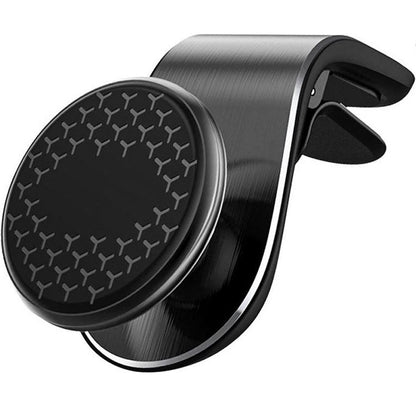 Magnetische auto telefoonhouder met ventilatierooster klem zilver LB-461