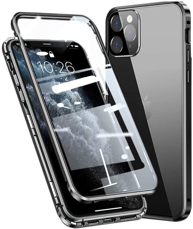 Magnetisch Telefoonhoesje met Dubbelzijdig Glas voor iPhone 13 Mini
