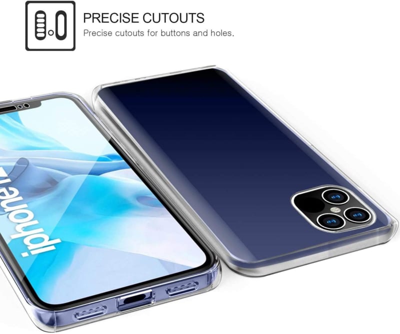 Transparant 360 graden hoesje voor iPhone 13 Pro