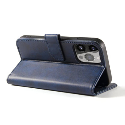 PU-Leren Bookcase Portemonnee Hoesje voor Samsung Galaxy S24 Plus Blauw