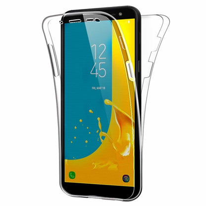 Transparant 360 graden TPU telefoonhoesje voor Galaxy J6 (2018)