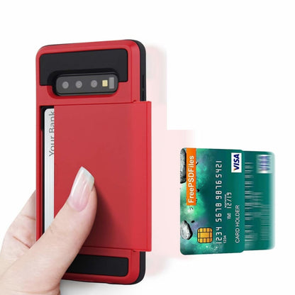 Slide Armor telefoonhoesje voor Samsung Galaxy S10e met pashouder