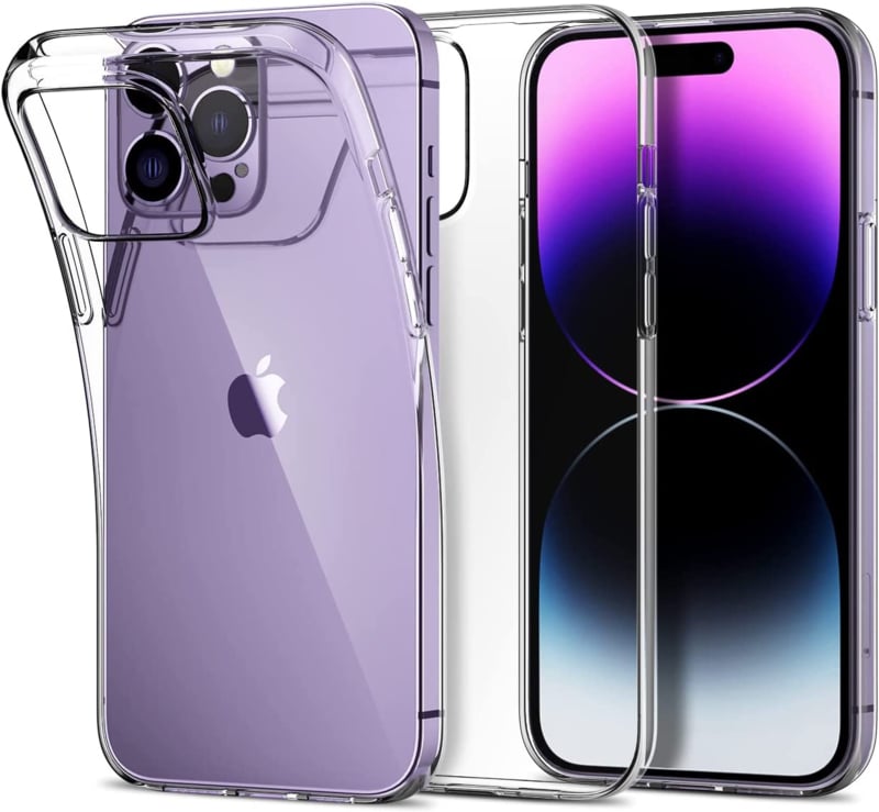 Transparant TPU telefoonhoesje voor iPhone 14 Pro