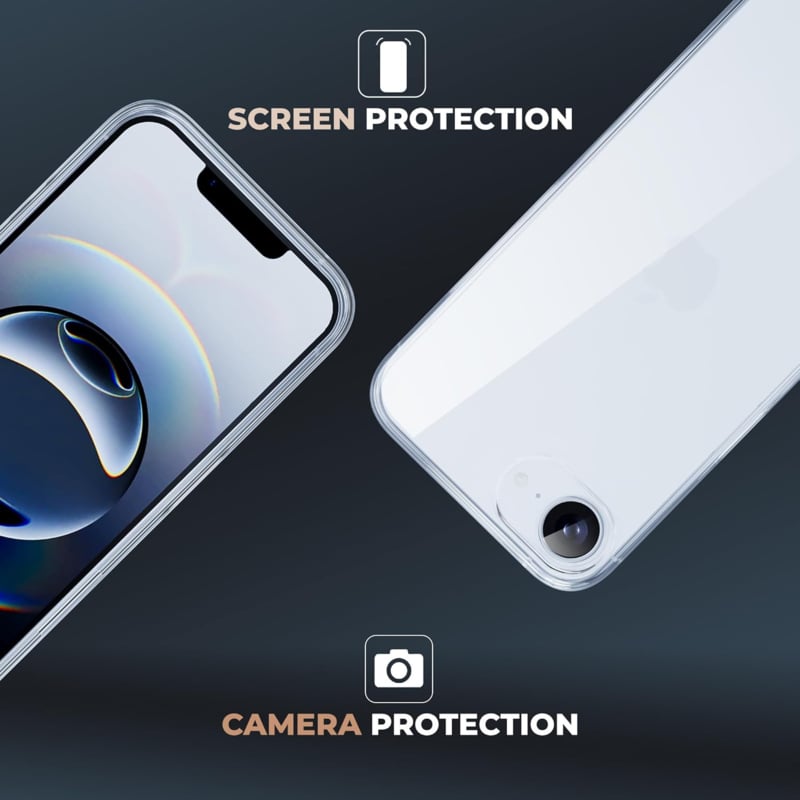 Transparant 360 graden telefoonhoesje voor iPhone 16e en 17e