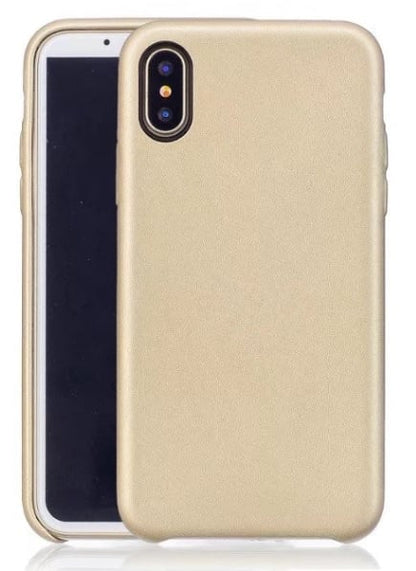 Leren back cover telefoonhoesje voor iPhone Xr