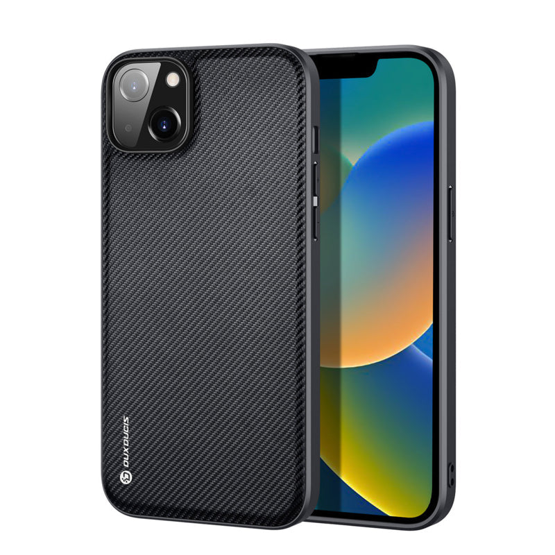 Dux Ducis Fino Hybrid Backcover Voor iPhone 14 Plus Zwart