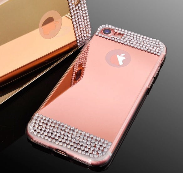 Glitter spiegel telefoonhoesje voor iPhone 7 / 8 / SE