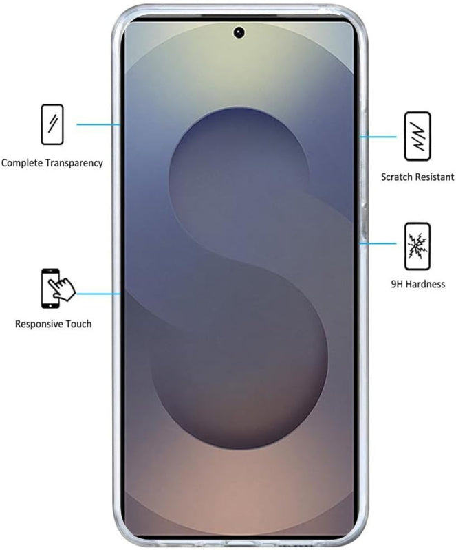 Transparant hybride telefoonhoesje met 360 graden bescherming