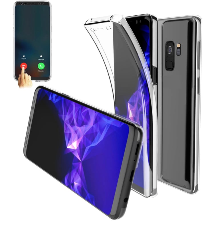 Transparant TPU hoesje met 360 graden bescherming voor Galaxy A8 (2018)