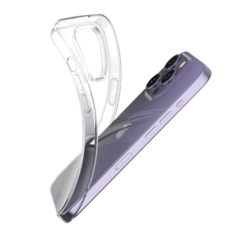 Transparant TPU telefoonhoesje voor iPhone 15 Pro