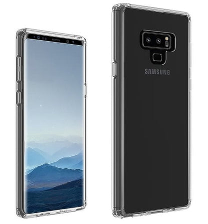 Transparant hybride telefoonhoesje met schokbestendige bumper