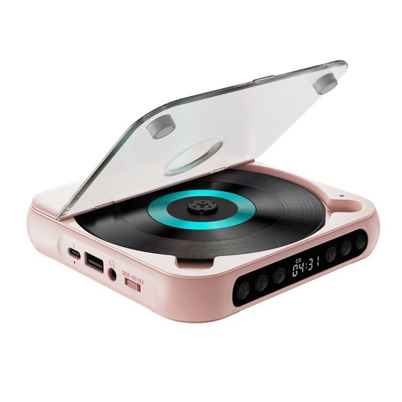 Draagbare cd-speler met bluetooth en oplaadbare batterij