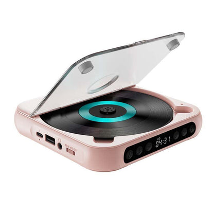Draagbare cd-speler met bluetooth en oplaadbare batterij