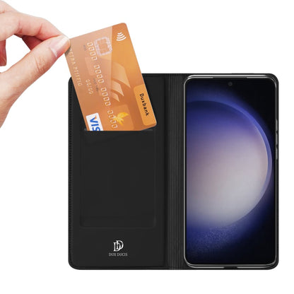 Leren flip case voor Samsung Galaxy S24 Plus met pashouder