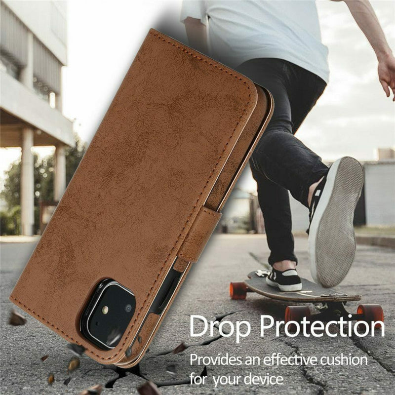 Magnetisch bookcase hoesje voor iPhone 12 Pro Max