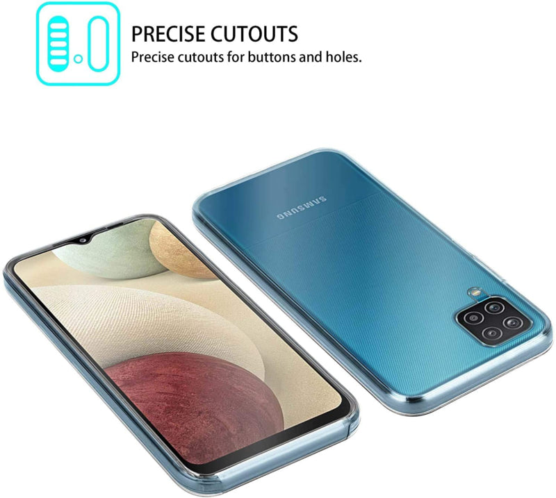 Transparant 360 graden hoesje voor Samsung Galaxy A12