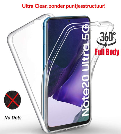 Transparant 360 Graden Telefoonhoesje Voor Galaxy Note 20 Ultra