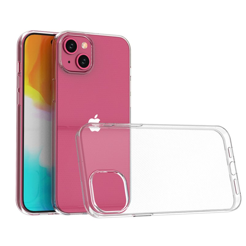 Transparant TPU Telefoonhoesje voor iPhone 15 Plus