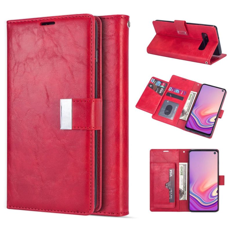 Leren portemonnee hoesje voor Samsung Galaxy Note 10