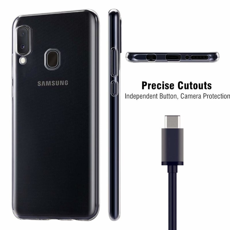 Transparant TPU Telefoonhoesje voor Samsung Galaxy A20E