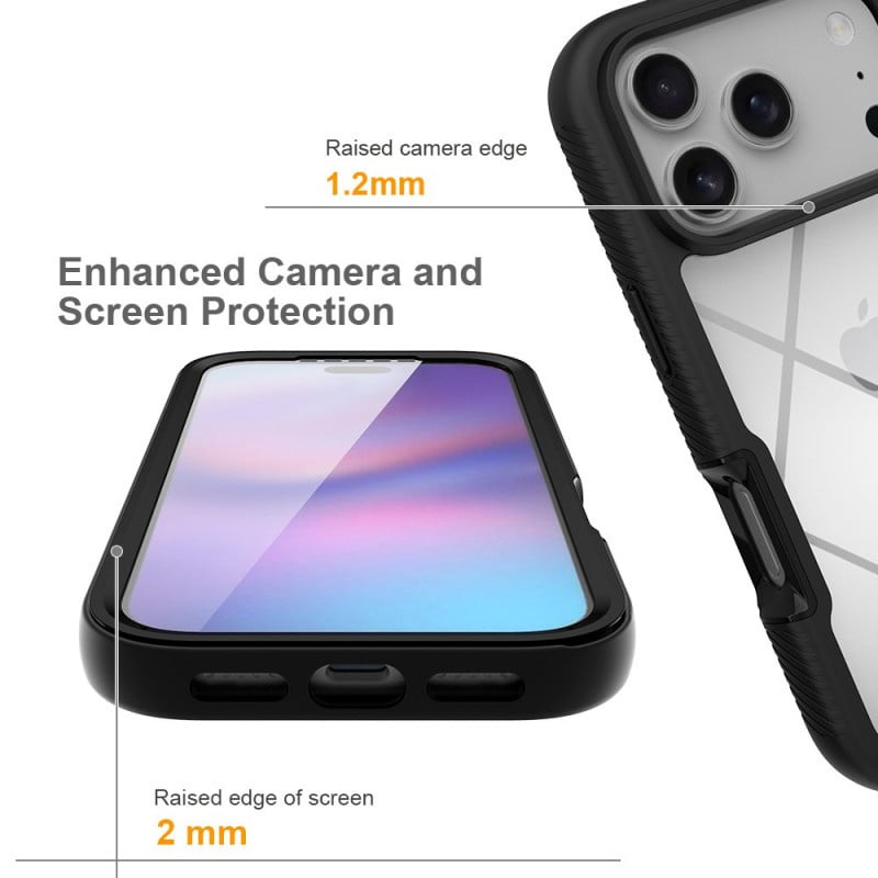 360° Full Protect Hoesje met Geïntegreerde Screenprotector Zwart