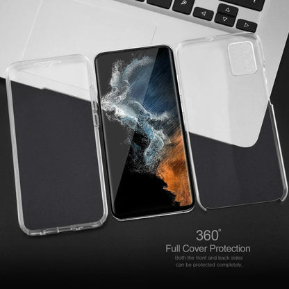 Transparant hybride telefoonhoesje met 360-graden bescherming