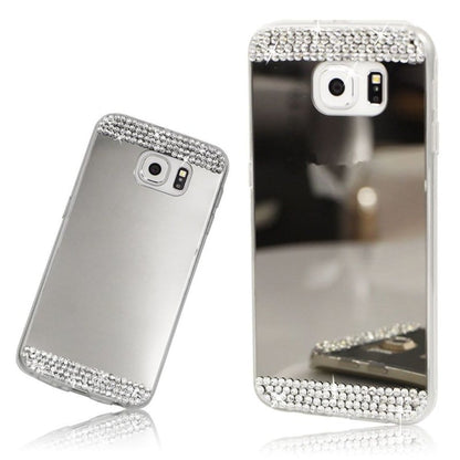 Bling spiegel hoesje voor Samsung Galaxy S8 Plus met strass-steentjes
