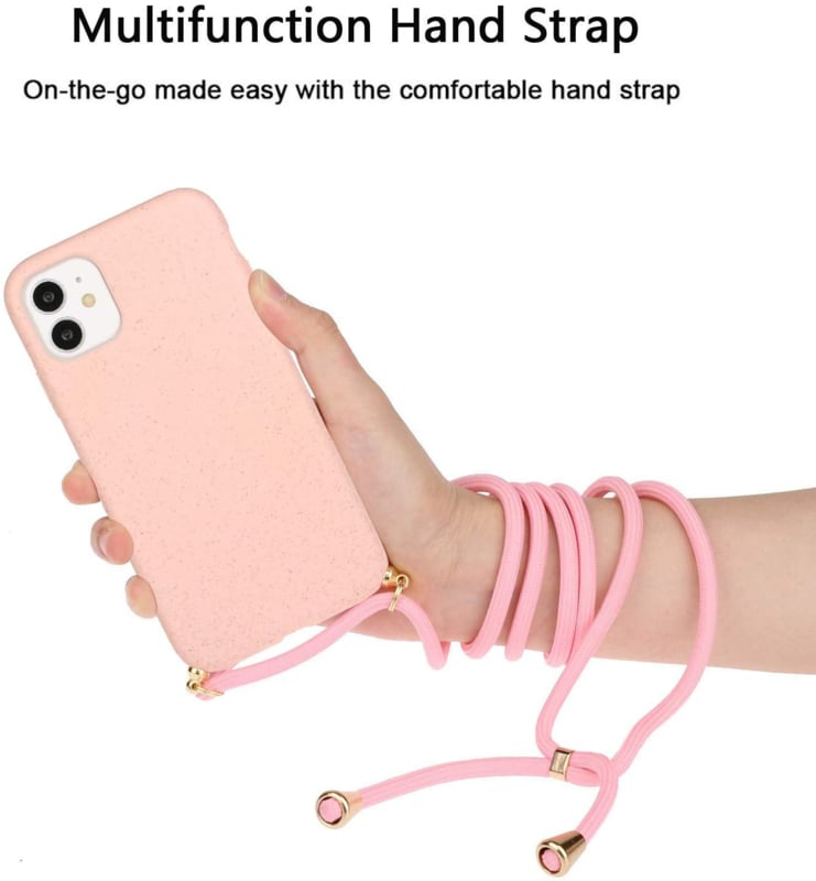 TPU crossbody hoesje met koord voor iPhone 14 Plus