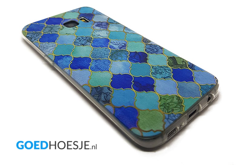 Flexibel TPU Telefoonhoesje met Marmerprint voor Samsung Galaxy S7 Edge