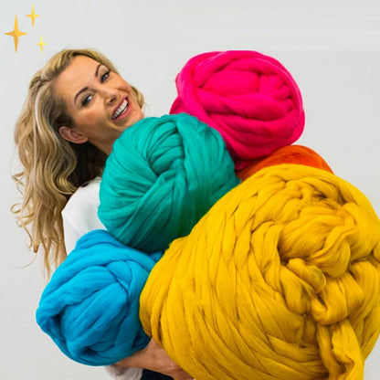 XXL chunky breigaren voor dekens en plaids