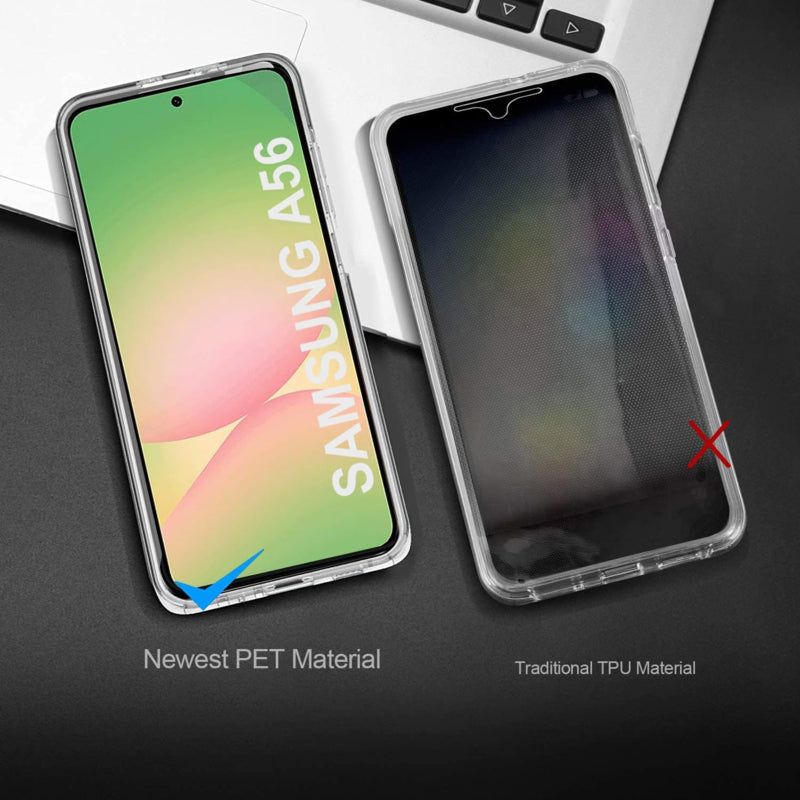 Transparant 360 Graden Telefoonhoesje voor Samsung Galaxy A56 5G