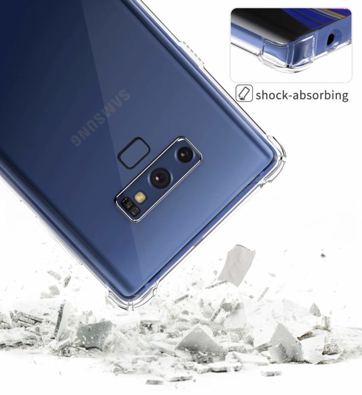 Transparant TPU telefoonhoesje met Air Cushion bumpers