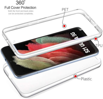 Transparant 360 Graden Telefoonhoesje voor Samsung Galaxy S21 Ultra