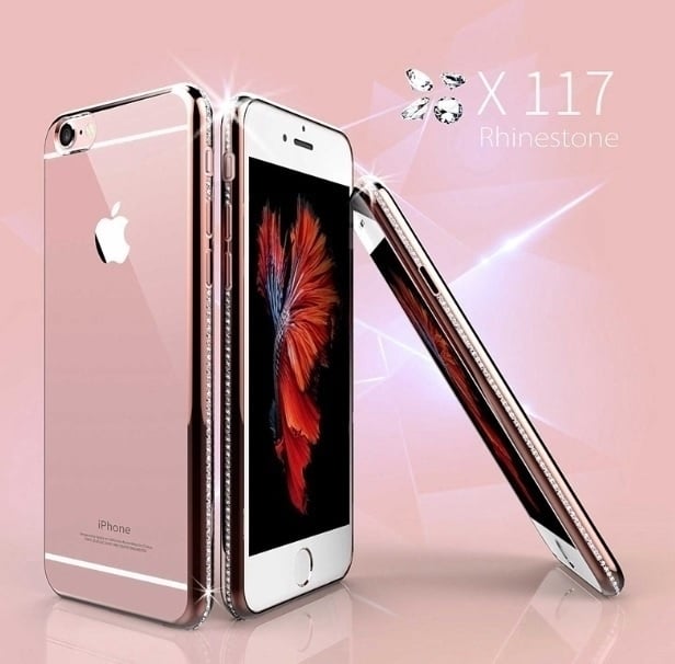 Bling telefoonhoesje voor iPhone 6 / 6S met strass-steentjes