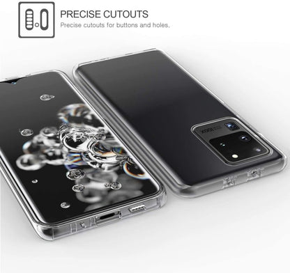 Transparant 360 graden telefoonhoesje voor Samsung Galaxy S20 Ultra