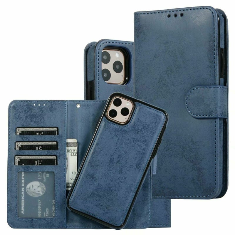 Magnetisch bookcase hoesje voor iPhone 15 Plus