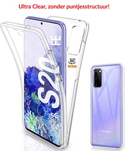 Transparant 360 graden telefoonhoesje voor Galaxy S20 FE