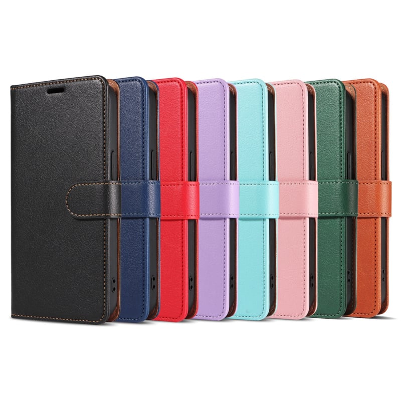Luxe leren bookcase met RFID-bescherming voor Samsung Galaxy A35 5G