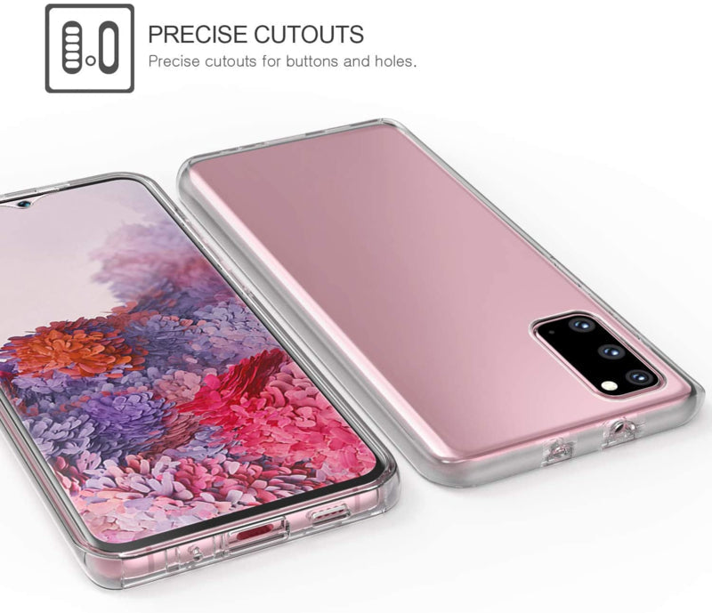 Transparant 360 graden telefoonhoesje voor Galaxy S20