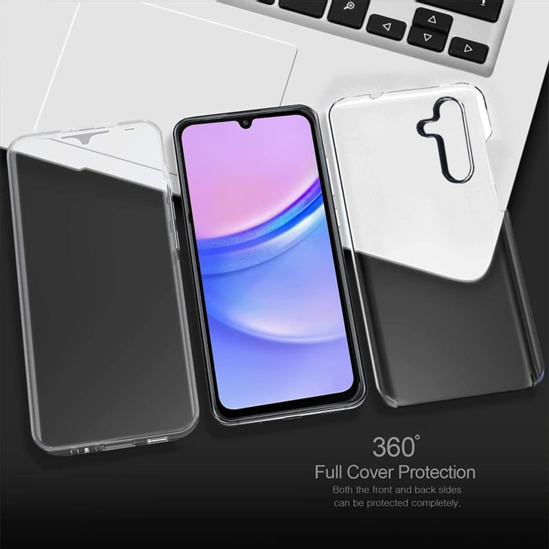 Transparant 360 graden telefoonhoesje voor Galaxy A16