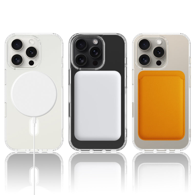 Transparant MagSafe telefoonhoesje voor iPhone 16 Pro
