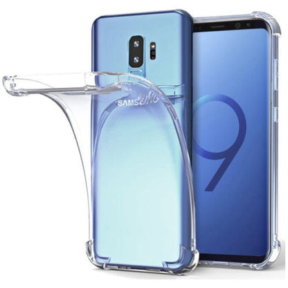 Transparant TPU hoesje voor Samsung Galaxy S9 Plus met hoekbescherming